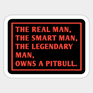 Pitbull Lover Sticker